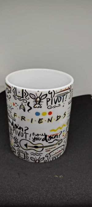 Caneca em Porcelana Personalizada Friends