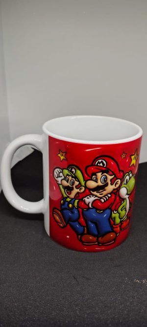 Caneca em Porcelana Personalizada Super Mario